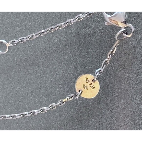 Poiray Paris Sterling Silver Heart Necklace | 16-Inch - Picture 6 of 11